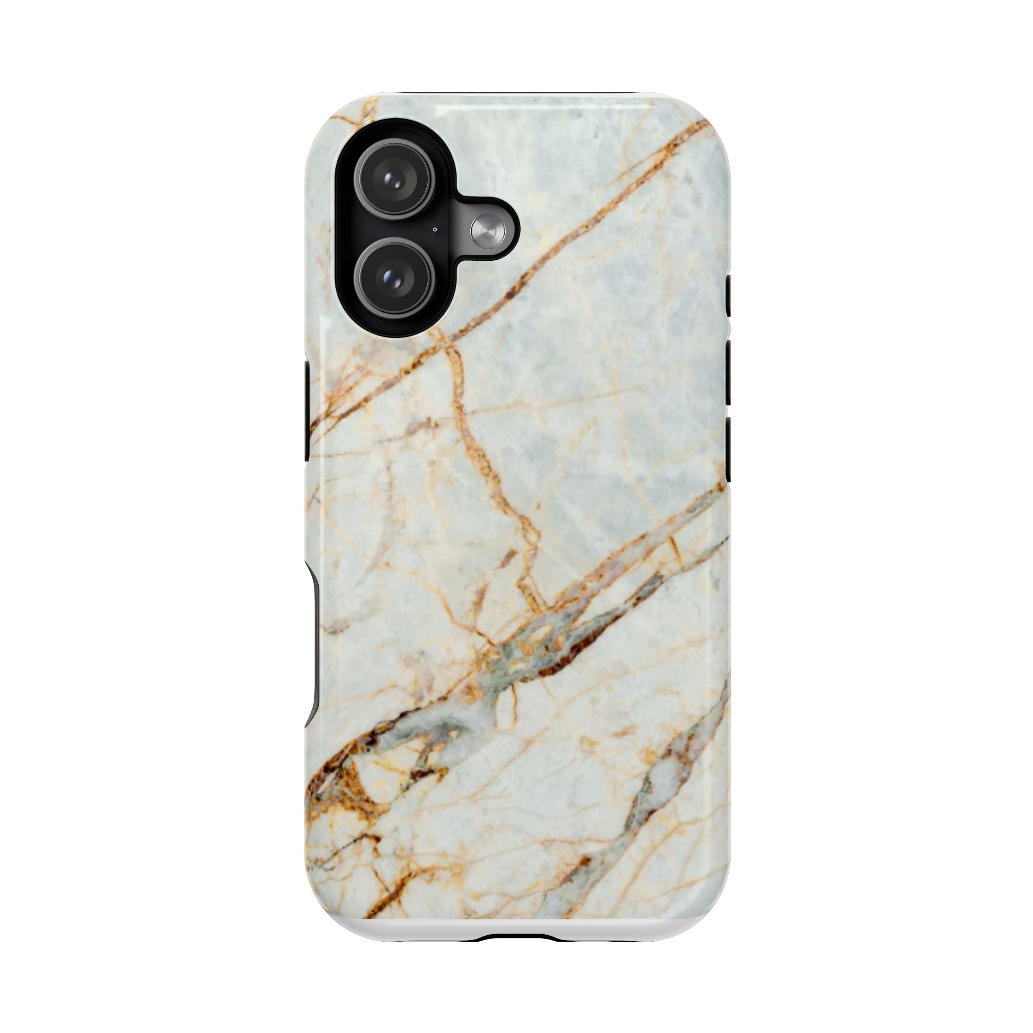 Marble Vein Magnetic Impact-Resistant Phone Case