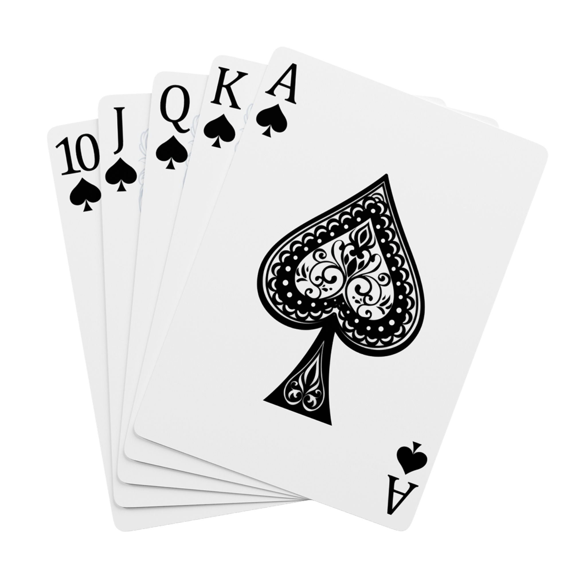 Marble Luxe Poker Playing Cards — Elegant Casino-Style Deck