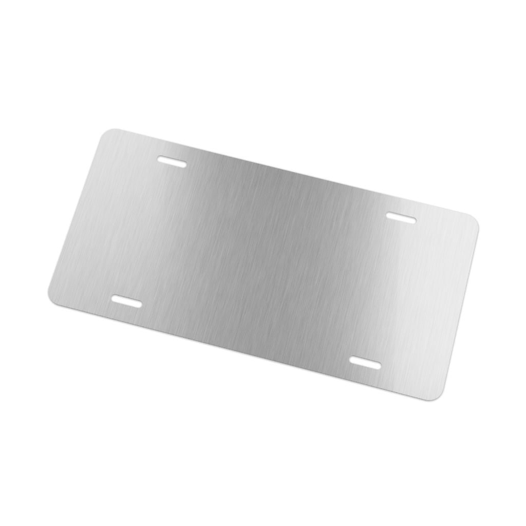 Marble Vein Vanity Plate — Decorative Front License Plate