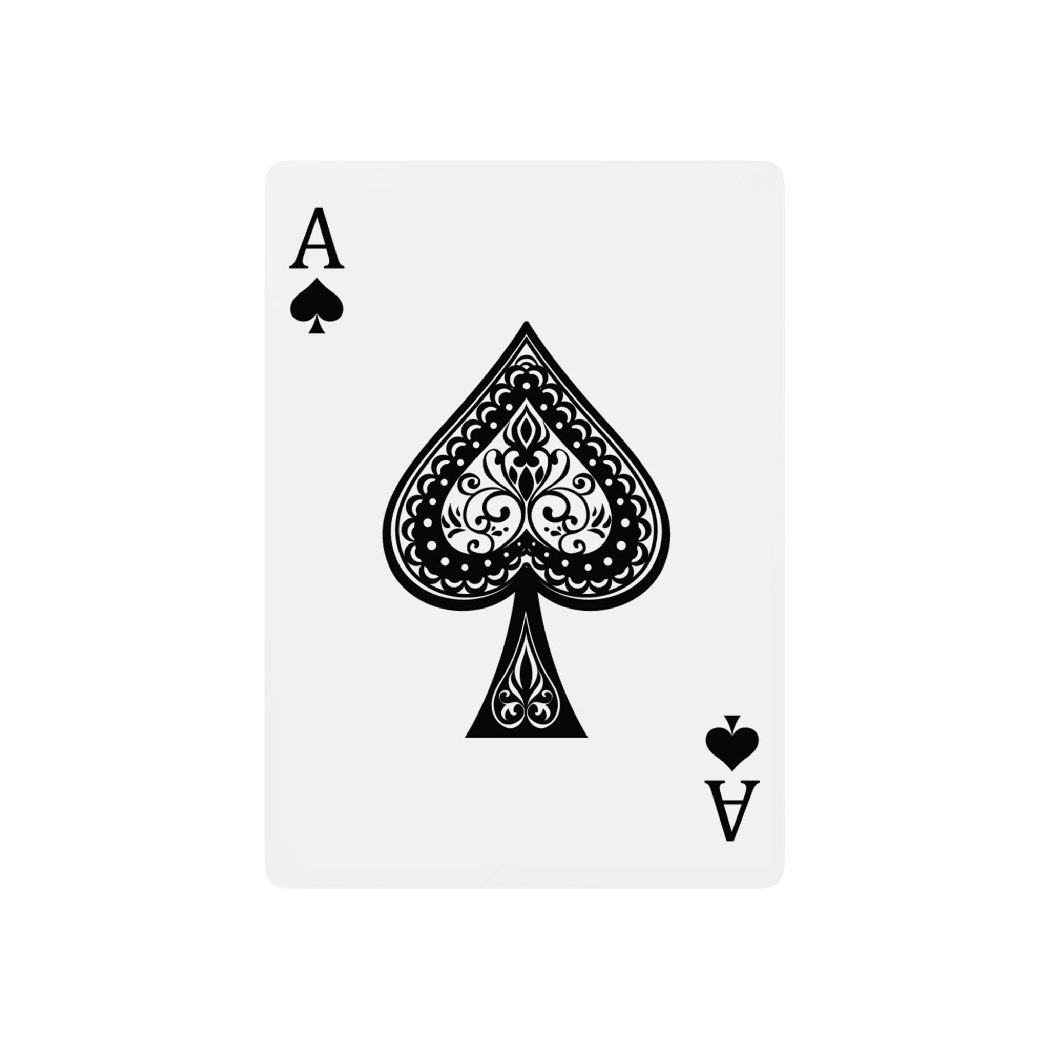 Marble Luxe Poker Playing Cards — Elegant Casino-Style Deck